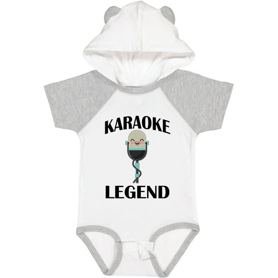 Inktastic Karaoke Legend Music Boys or Girls Baby Bodysuit