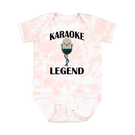 Inktastic Karaoke Legend Music Boys or Girls Baby Bodysuit