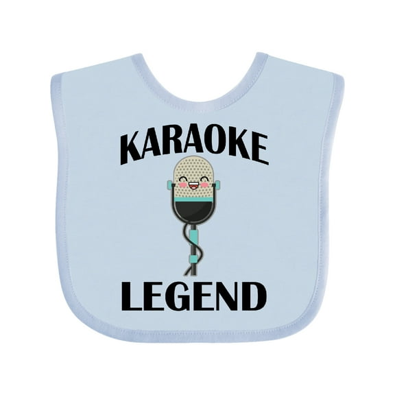 Inktastic Karaoke Legend Music Gift Boys or Girls Baby Bib