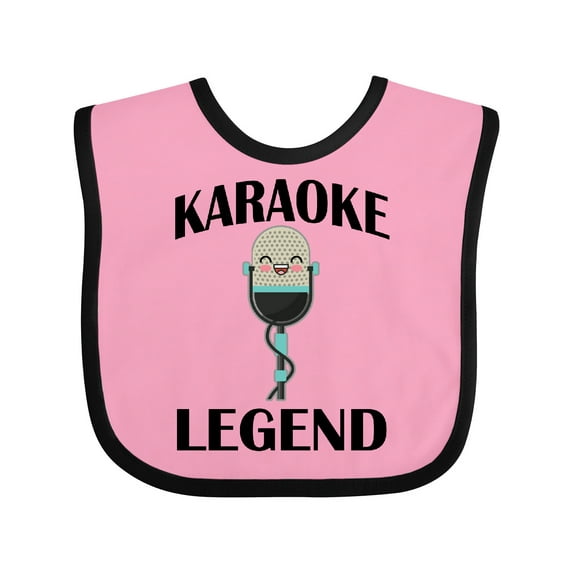 Inktastic Karaoke Legend Music Gift Boys or Girls Baby Bib