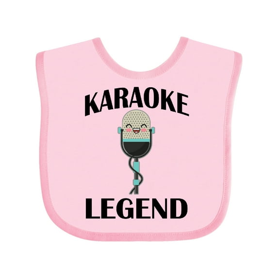 Inktastic Karaoke Legend Music Gift Boys or Girls Baby Bib