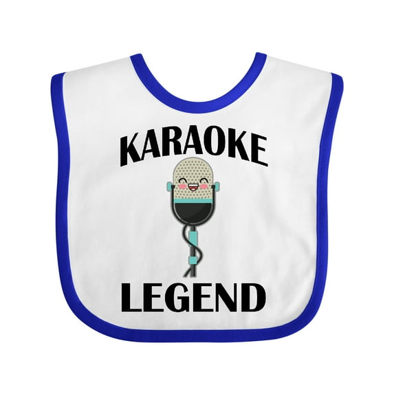 Inktastic Karaoke Legend Music Gift Boys or Girls Baby Bib