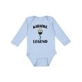 thumbnail image 1 of Inktastic Karaoke Legend Music Gift Boys or Girls Long Sleeve Baby Bodysuit, 1 of 5