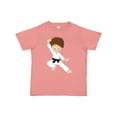 thumbnail image 1 of Inktastic Karate Boy, Cute Boy, Black Belt, Brown Hair Boys Toddler T-Shirt, 1 of 5