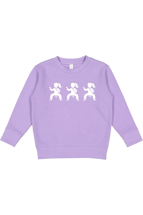Karate Martial Arts Girls Toddler Sweatshirt