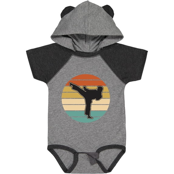 Inktastic Karate Martial Arts Silhouette Boys or Girls Baby Bodysuit