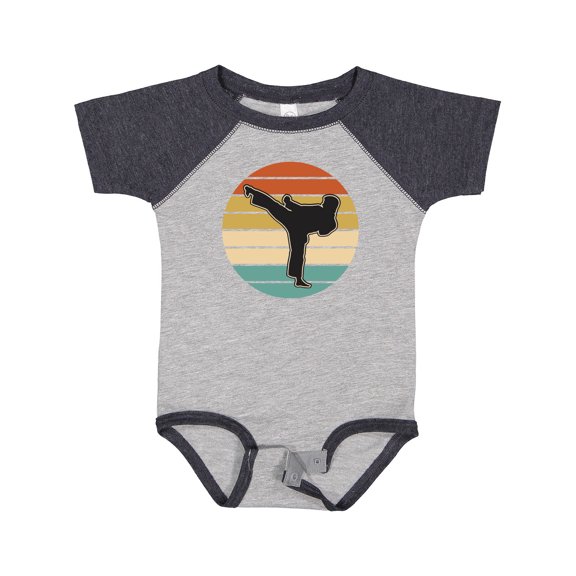 Inktastic Karate Martial Arts Silhouette Boys or Girls Baby Bodysuit