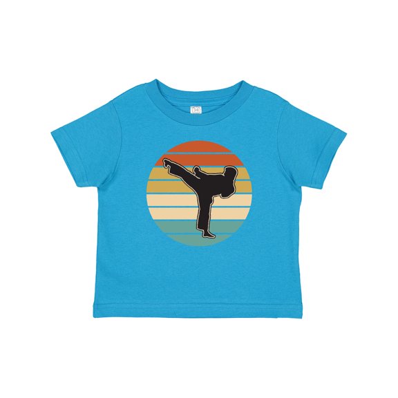Inktastic Karate Martial Arts Silhouette Boys or Girls Baby T-Shirt