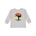 thumbnail image 1 of Inktastic Karate Martial Arts Silhouette Boys or Girls Long Sleeve Toddler T-Shirt, 1 of 5