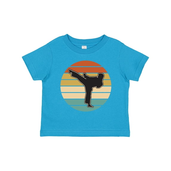 Inktastic Karate Martial Arts Silhouette Boys or Girls Toddler T-Shirt