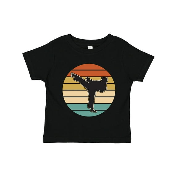 Inktastic Karate Martial Arts Silhouette Boys or Girls Toddler T-Shirt