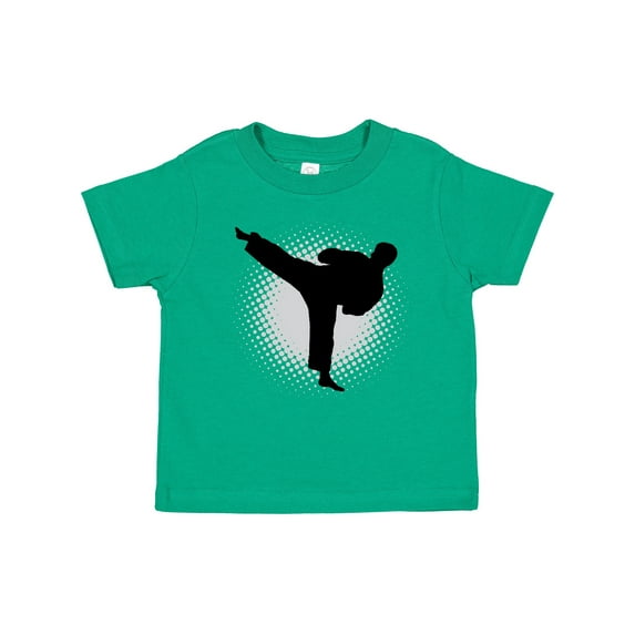 Inktastic Karate Martial Arts Silhouette Sports Boys Baby T-Shirt