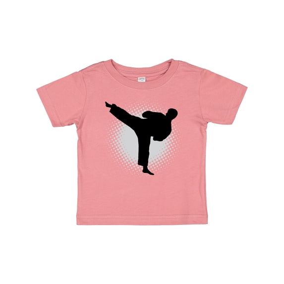 Inktastic Karate Martial Arts Silhouette Sports Boys Baby T-Shirt