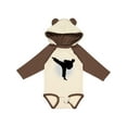 thumbnail image 1 of Inktastic Karate Martial Arts Silhouette Sports Boys Long Sleeve Baby Bodysuit, 1 of 5