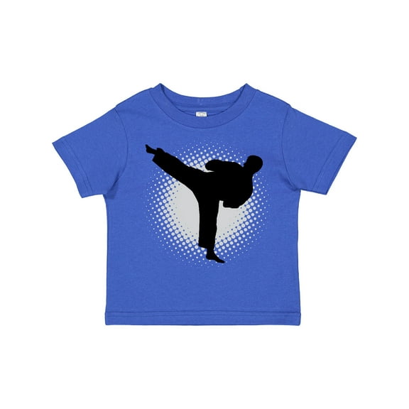 Inktastic Karate Martial Arts Silhouette Sports Boys Toddler T-Shirt
