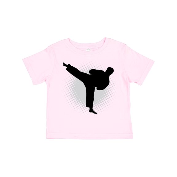 Inktastic Karate Martial Arts Silhouette Sports Boys Toddler T-Shirt