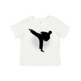 thumbnail image 1 of Inktastic Karate Martial Arts Silhouette Sports Boys Toddler T-Shirt, 1 of 5