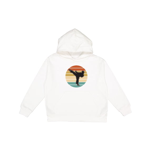 Inktastic Karate Martial Arts Silhouette Youth Hoodie Sweatshirt