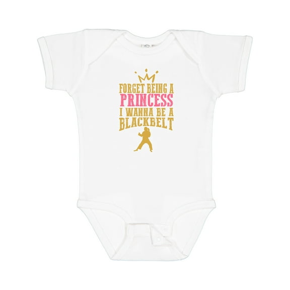 Inktastic Karate Princess Girls Martial Arts Girls Baby Bodysuit