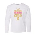 thumbnail image 1 of Inktastic Karate Princess Girls Martial Arts Long Sleeve Youth T-Shirt, 1 of 5