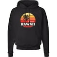 thumbnail image 1 of Inktastic Kauai Hawaii Retro Sunset Adult Hoodie Sweatshirt, 1 of 4