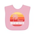 thumbnail image 1 of Inktastic Kauai Hawaii Retro Sunset Boys or Girls Baby Bib, 1 of 4