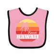 thumbnail image 1 of Inktastic Kauai Hawaii Retro Sunset Boys or Girls Baby Bib, 1 of 4