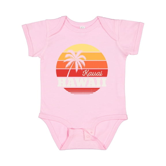 Inktastic Kauai Hawaii Retro Sunset Boys or Girls Baby Bodysuit