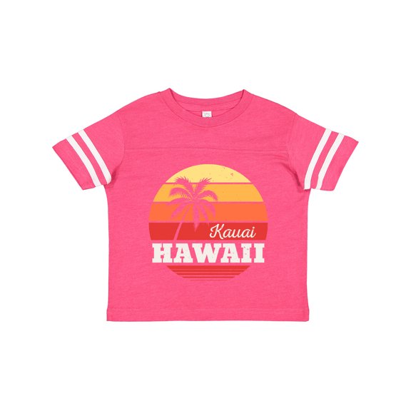Inktastic Kauai Hawaii Retro Sunset Boys or Girls Toddler T-Shirt