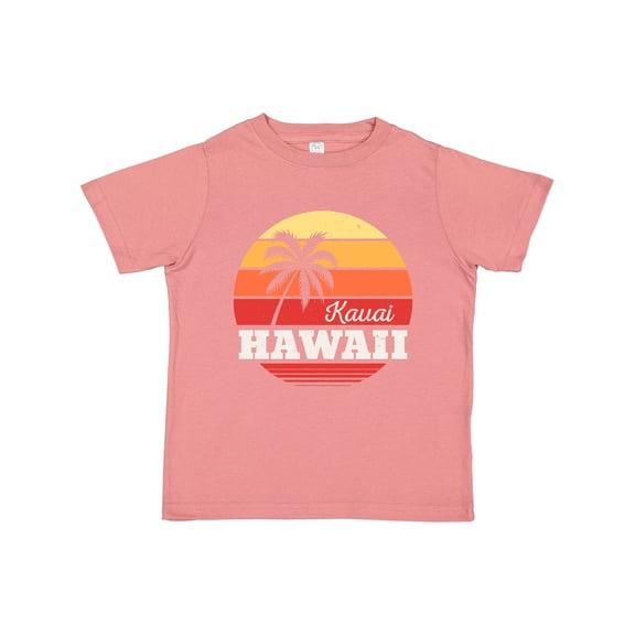 Inktastic Kauai Hawaii Retro Sunset Boys or Girls Toddler T-Shirt