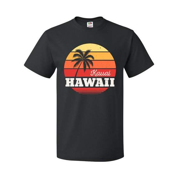 Inktastic Kauai Hawaii Retro Sunset T-Shirt