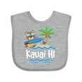 thumbnail image 1 of Inktastic Kauai Hawaii Surfing Boys or Girls Baby Bib, 1 of 4