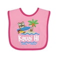 thumbnail image 1 of Inktastic Kauai Hawaii Surfing Boys or Girls Baby Bib, 1 of 4