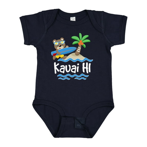 Inktastic Kauai Hawaii Surfing Boys or Girls Baby Bodysuit