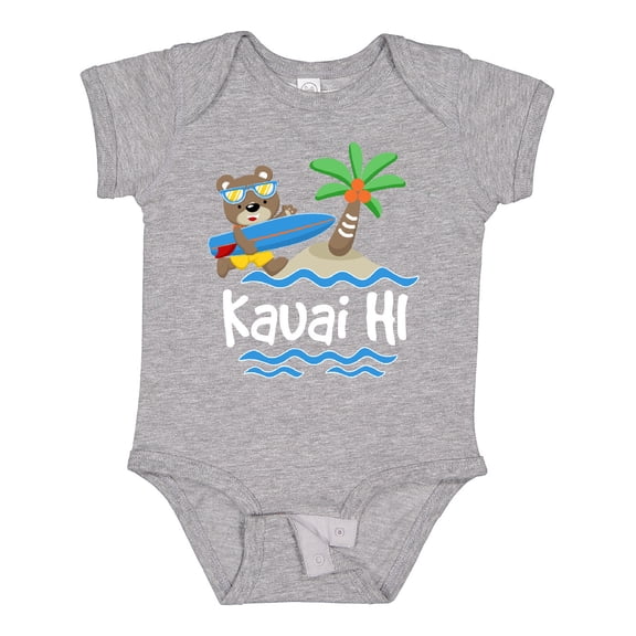 Inktastic Kauai Hawaii Surfing Boys or Girls Baby Bodysuit