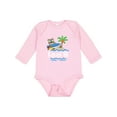 thumbnail image 1 of Inktastic Kauai Hawaii Surfing Boys or Girls Long Sleeve Baby Bodysuit, 1 of 5