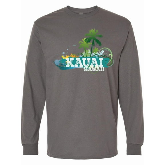 Inktastic Kauai Hawaii Tropical Vacation Long Sleeve T-Shirt