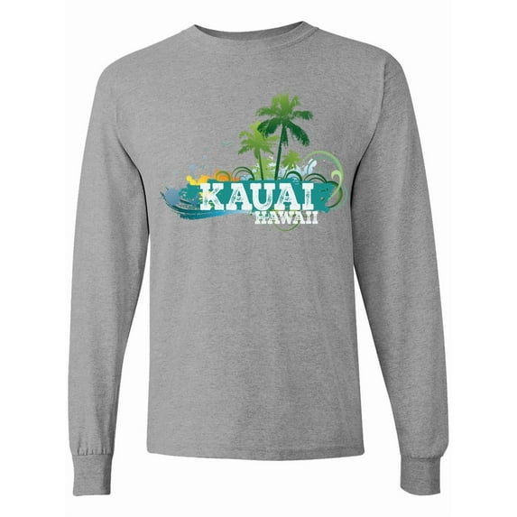 Inktastic Kauai Hawaii Tropical Vacation Long Sleeve T-Shirt