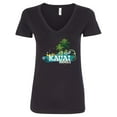 thumbnail image 1 of Inktastic Kauai Hawaii Tropical Vacation Women's V-Neck T-Shirt, 1 of 5