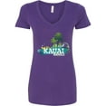 thumbnail image 1 of Inktastic Kauai Hawaii Tropical Vacation Women's V-Neck T-Shirt, 1 of 5