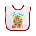 thumbnail image 1 of Inktastic Kauai Hawaii Vacation Tiki Boys or Girls Baby Bib, 1 of 4