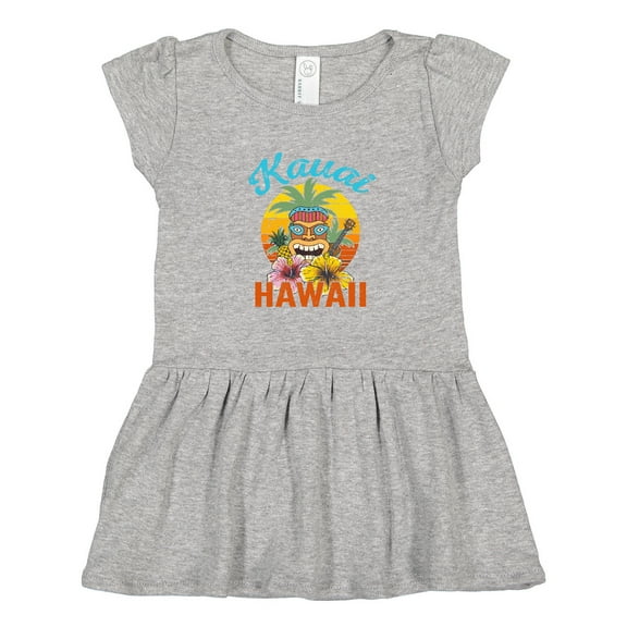 Inktastic Kauai Hawaii Vacation Tiki Girls Toddler Dress