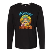 Inktastic Kauai Hawaii Vacation Tiki Long Sleeve T-Shirt