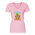 thumbnail image 1 of Inktastic Kauai Hawaii Vacation Tiki Women's V-Neck T-Shirt, 1 of 5