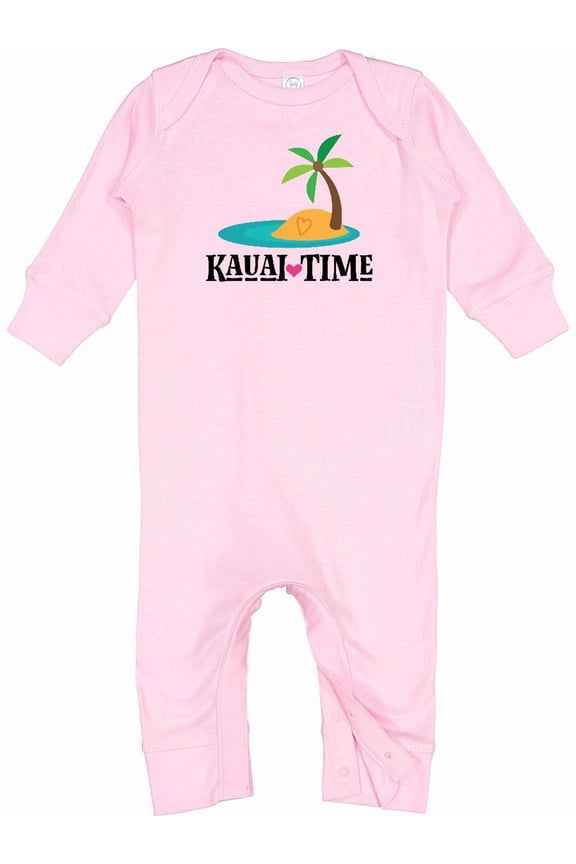 Kauai Time Hawaii Island Baby Romper Coveralls