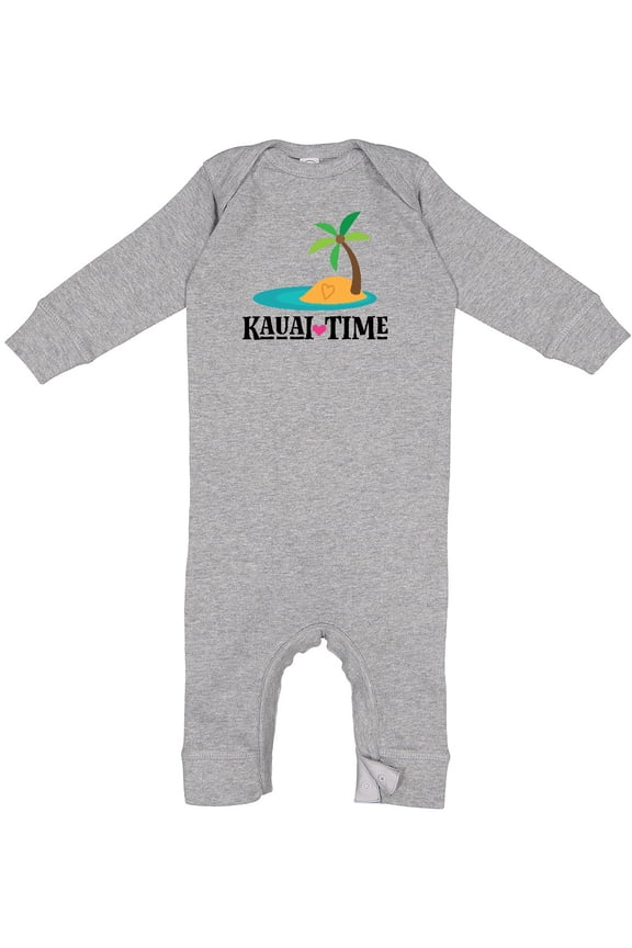 Kauai Time Hawaii Island Baby Romper Coveralls