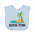 thumbnail image 1 of Inktastic Kauai Time Hawaii Island Boys or Girls Baby Bib, 1 of 4