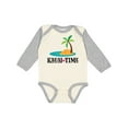 thumbnail image 1 of Inktastic Kauai Time Hawaii Island Boys or Girls Long Sleeve Baby Bodysuit, 1 of 5