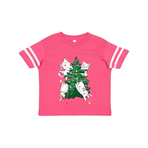 Inktastic Kawaii Cats Christmas Tree Boys or Girls Toddler T-Shirt