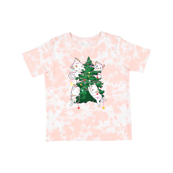 Inktastic Kawaii Cats Christmas Tree Boys or Girls Toddler T-Shirt